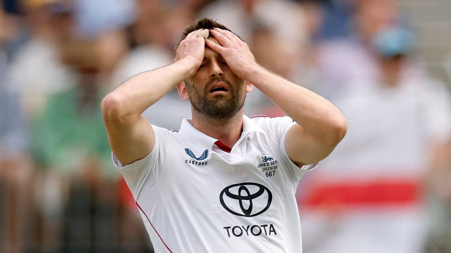 马克·伍德:英格兰快球员回顾阿什斯表现,感到“羞愧”